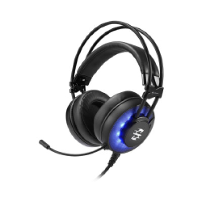 Sharkoon Skiller SGH2 stereo igraće slušalice sa mikrofonom, LED plavi, USB -AKCIJA 